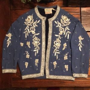 Vintage beaded sweater